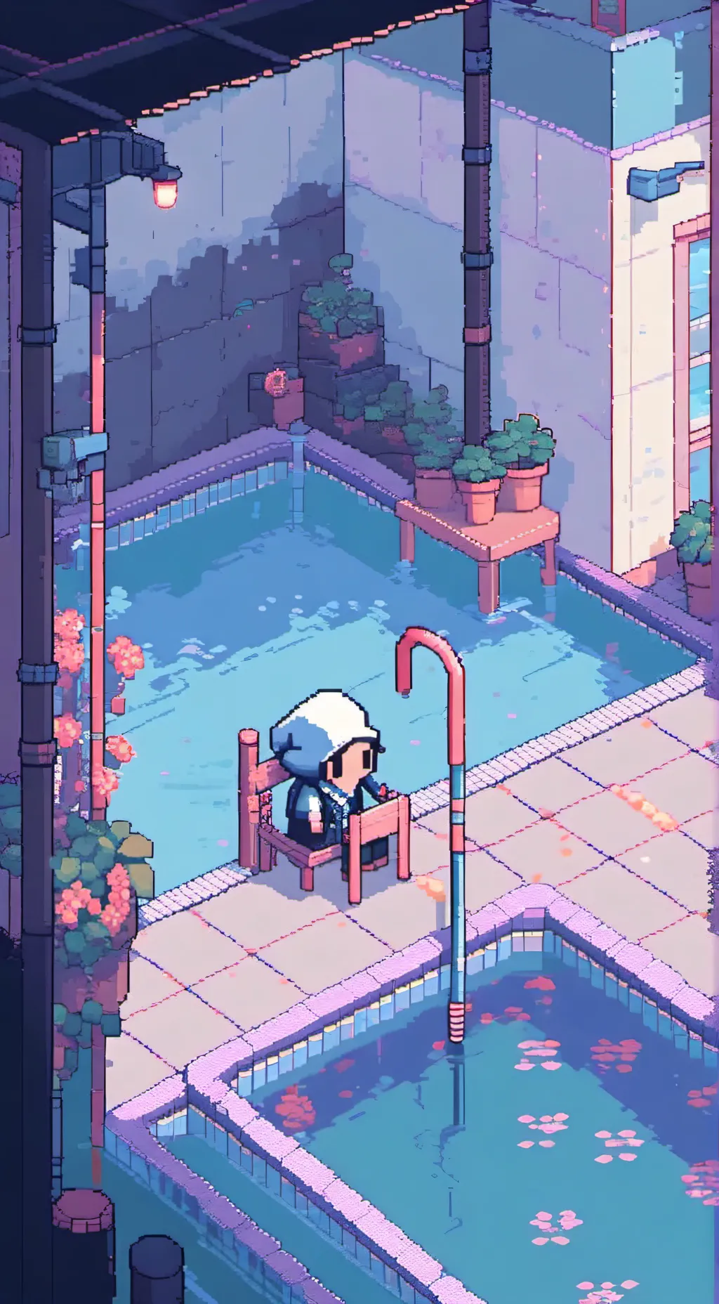 ai character: SG pool background