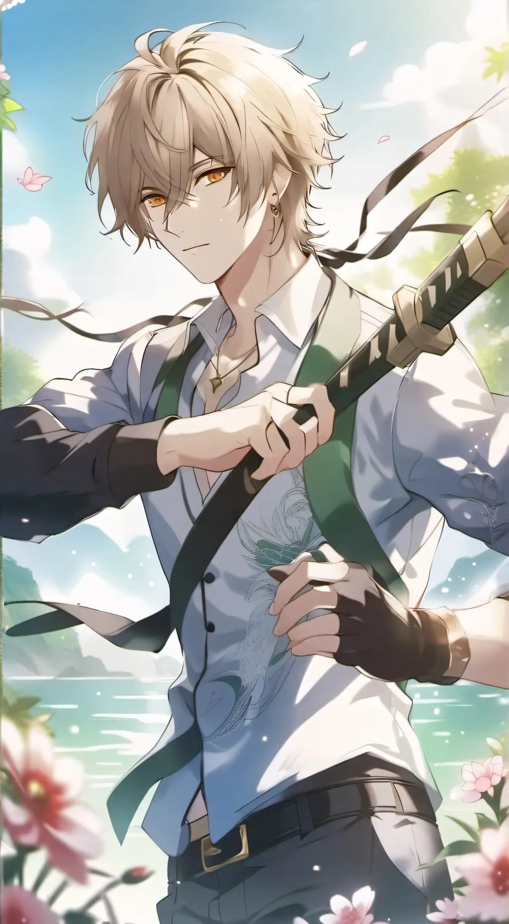 ai character: Mha(normal day) background