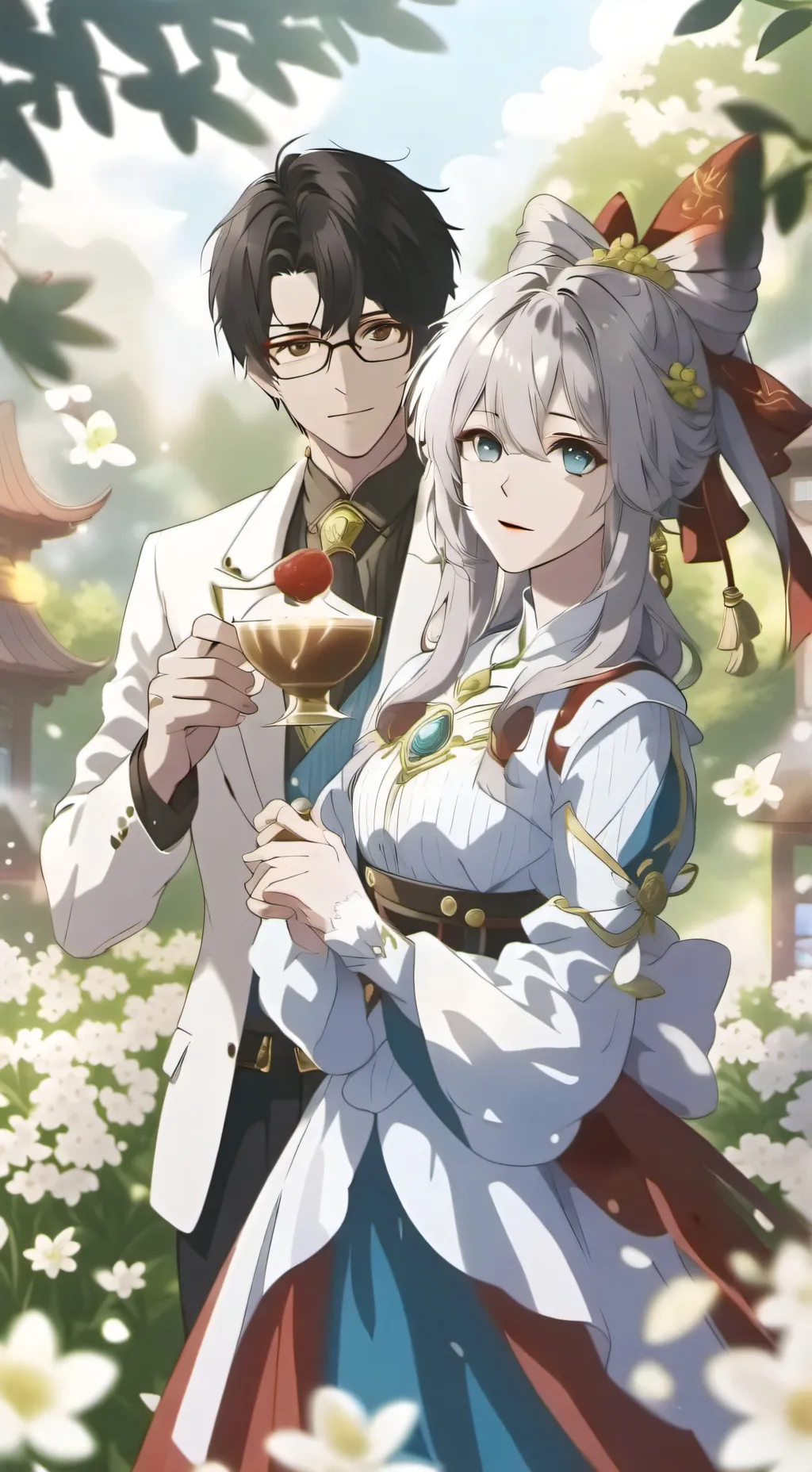 ai character: linda and niro background