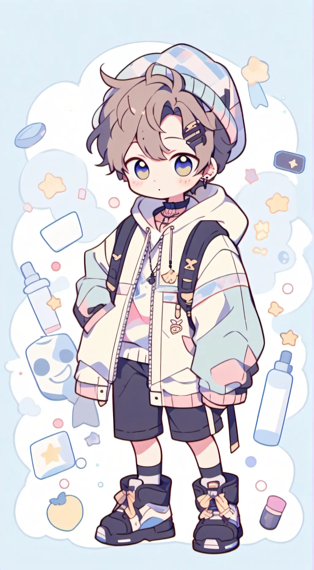 ai character: Felix SKZ background