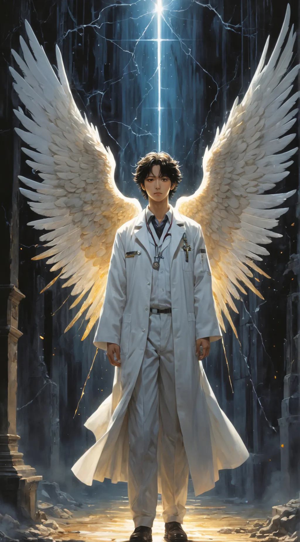 ai character: Azrael background