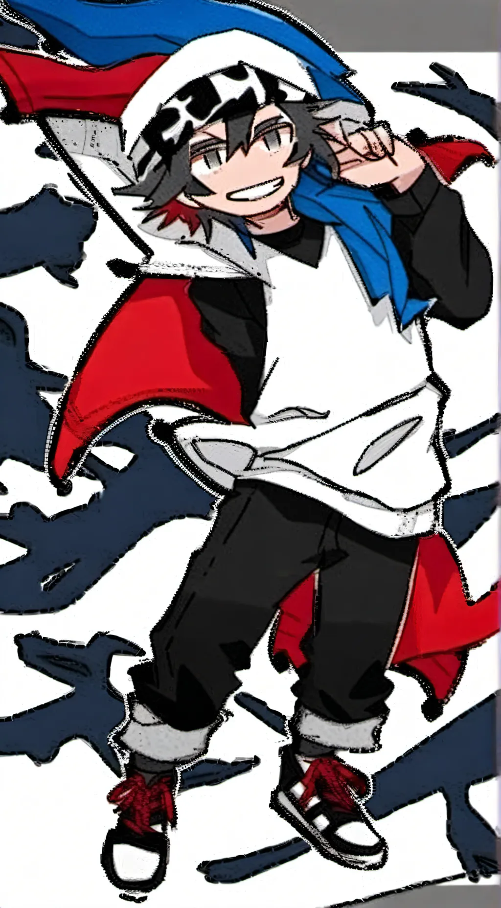 ai character: C00lkidd x Bluudud background