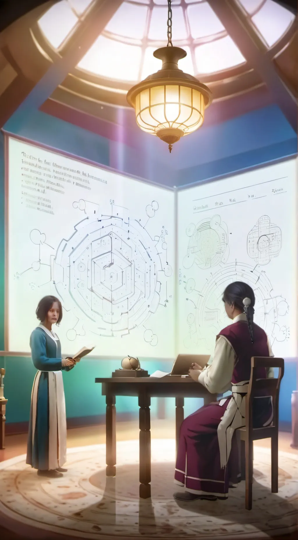 ai character: Eleanor's park!!!! background