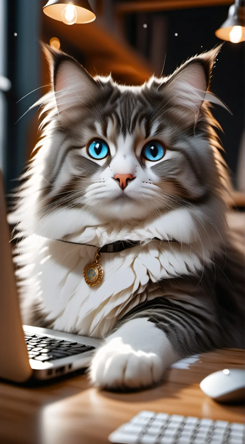 ai character: straw background