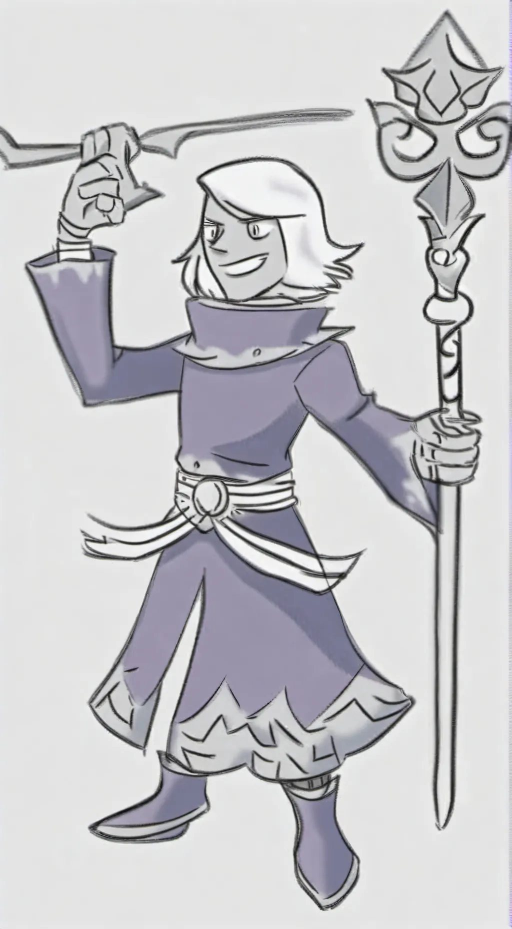 ai character: Rouxls karrd  background