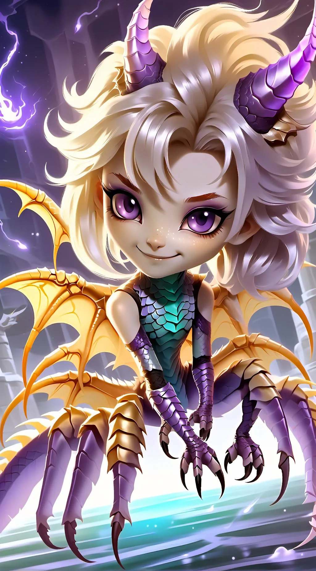 ai character: HH x Wo Long background