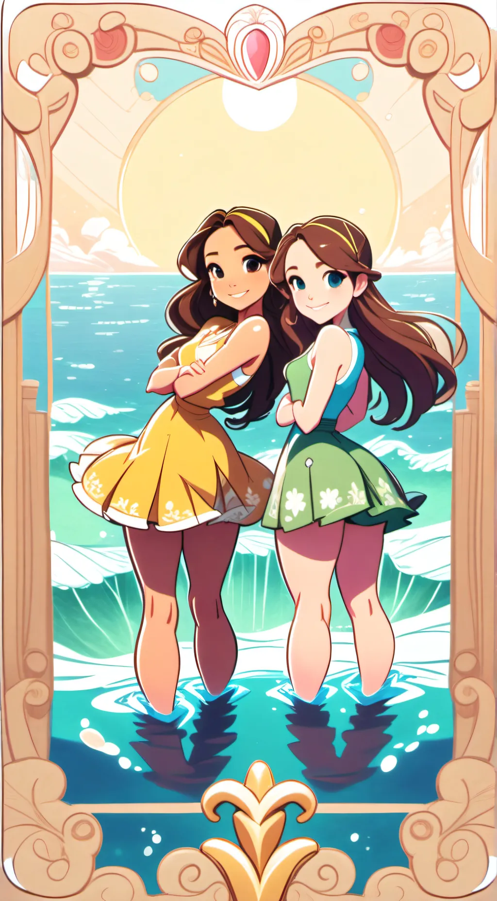 ai character: Gracy and Gricy background