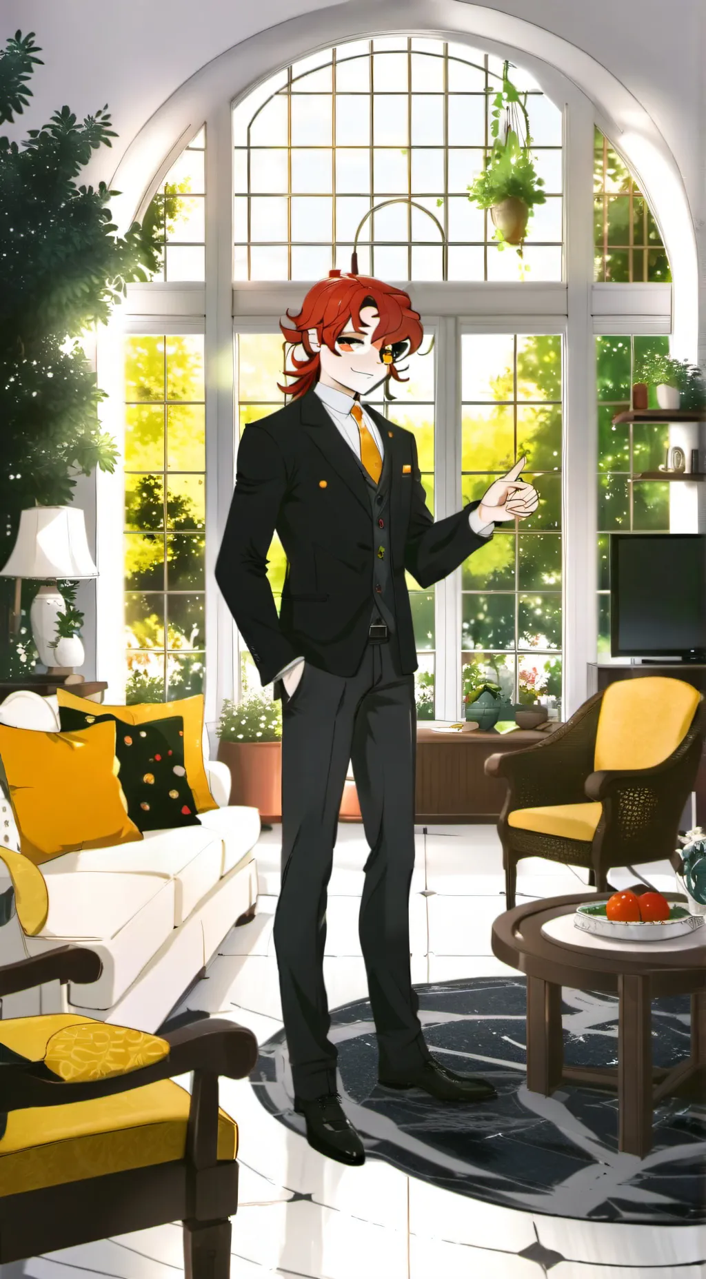 ai character: DBZ x MHA  background