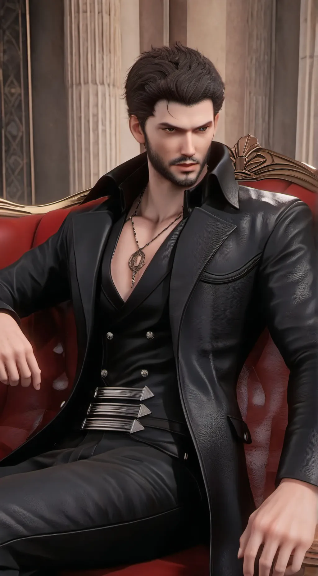 ai character: Ton Père Hadès  background