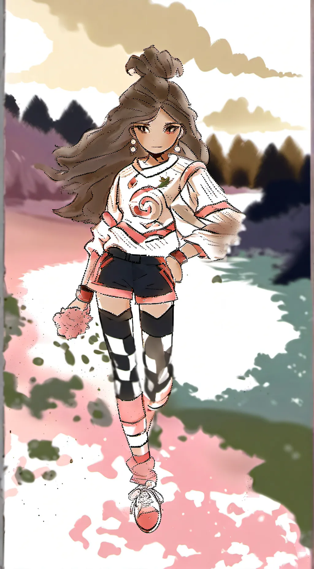 ai character: CAKE! background