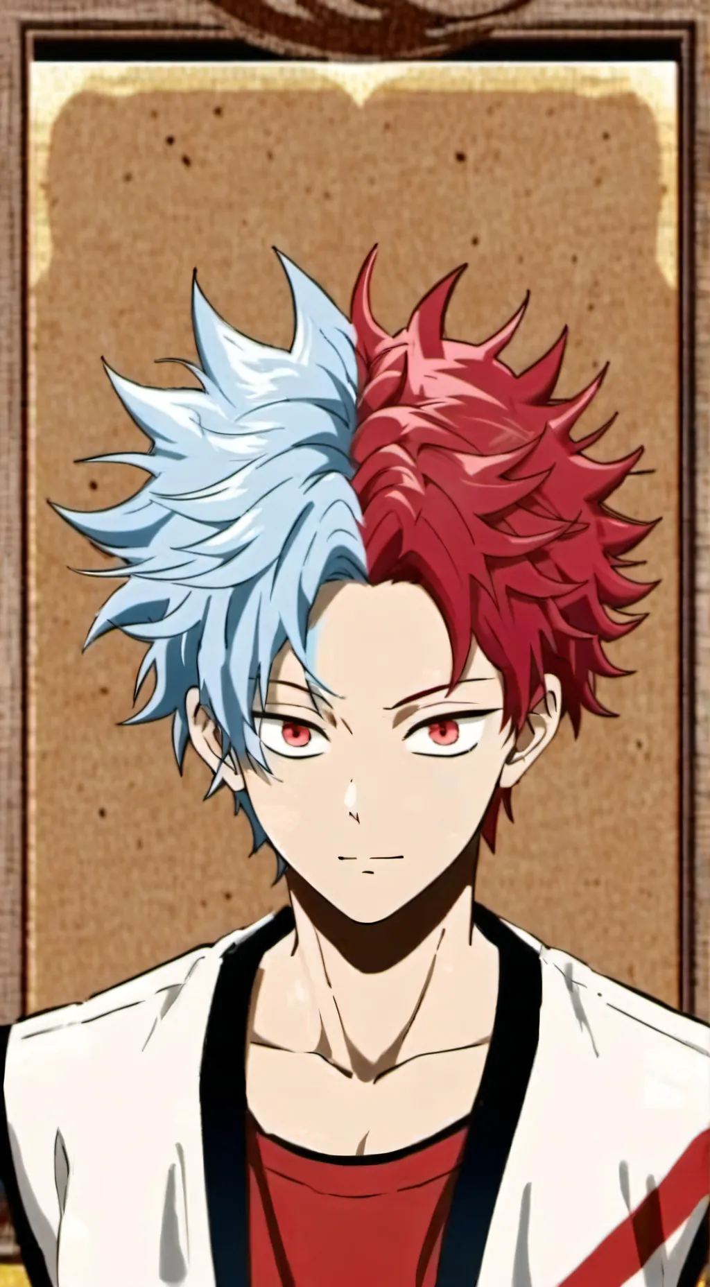 ai character: Todo and Krishima background