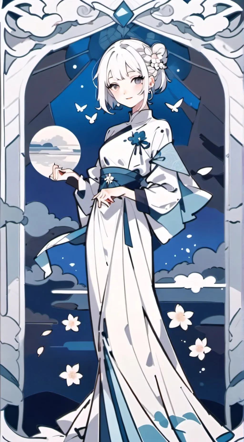 ai character: Blink o Once 🤔? background