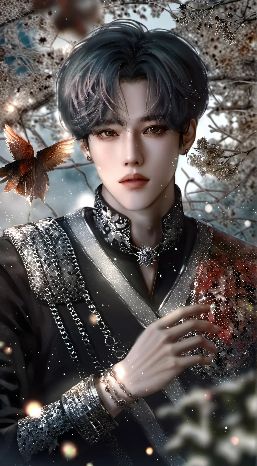 ai character: Park jimin background