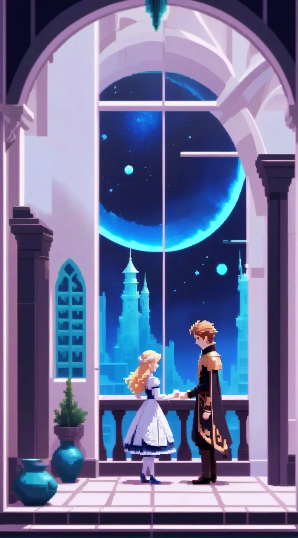 ai character: U.E.G background