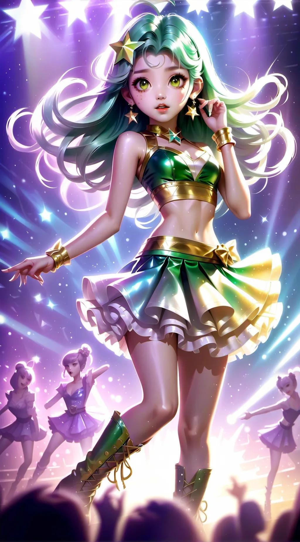 ai character: Luna background