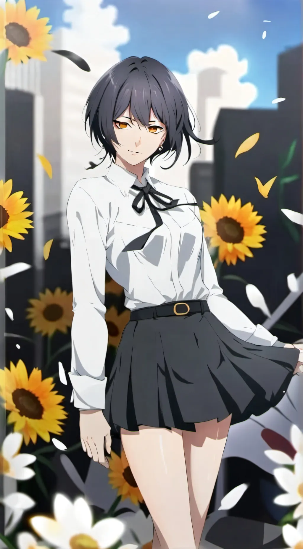 ai character: Michibane aura background