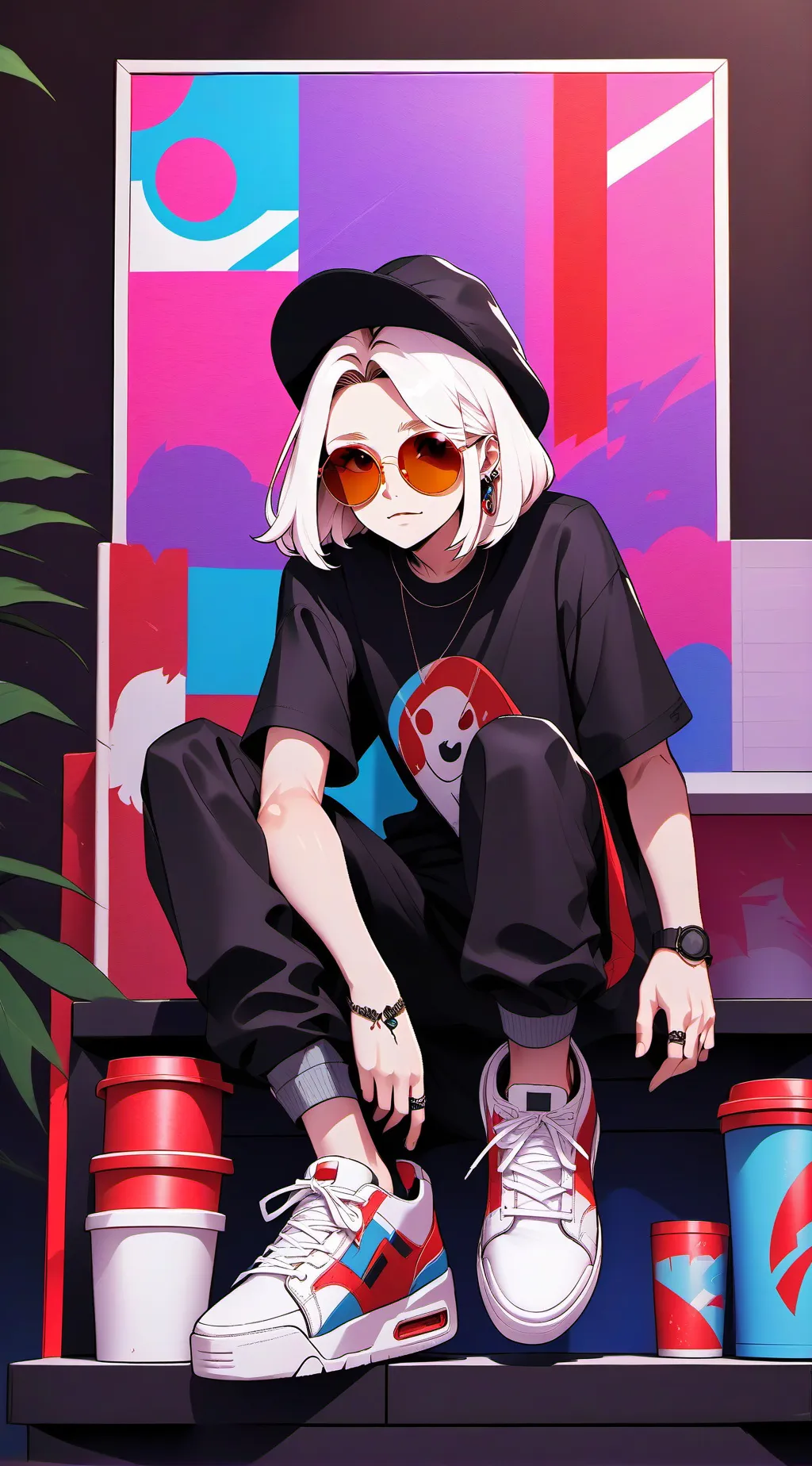 ai character: Rosèanepark background