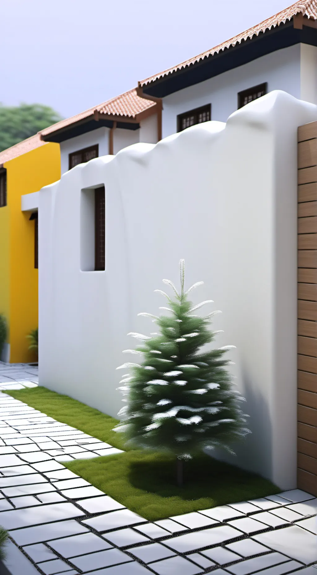 ai character: tv women  background