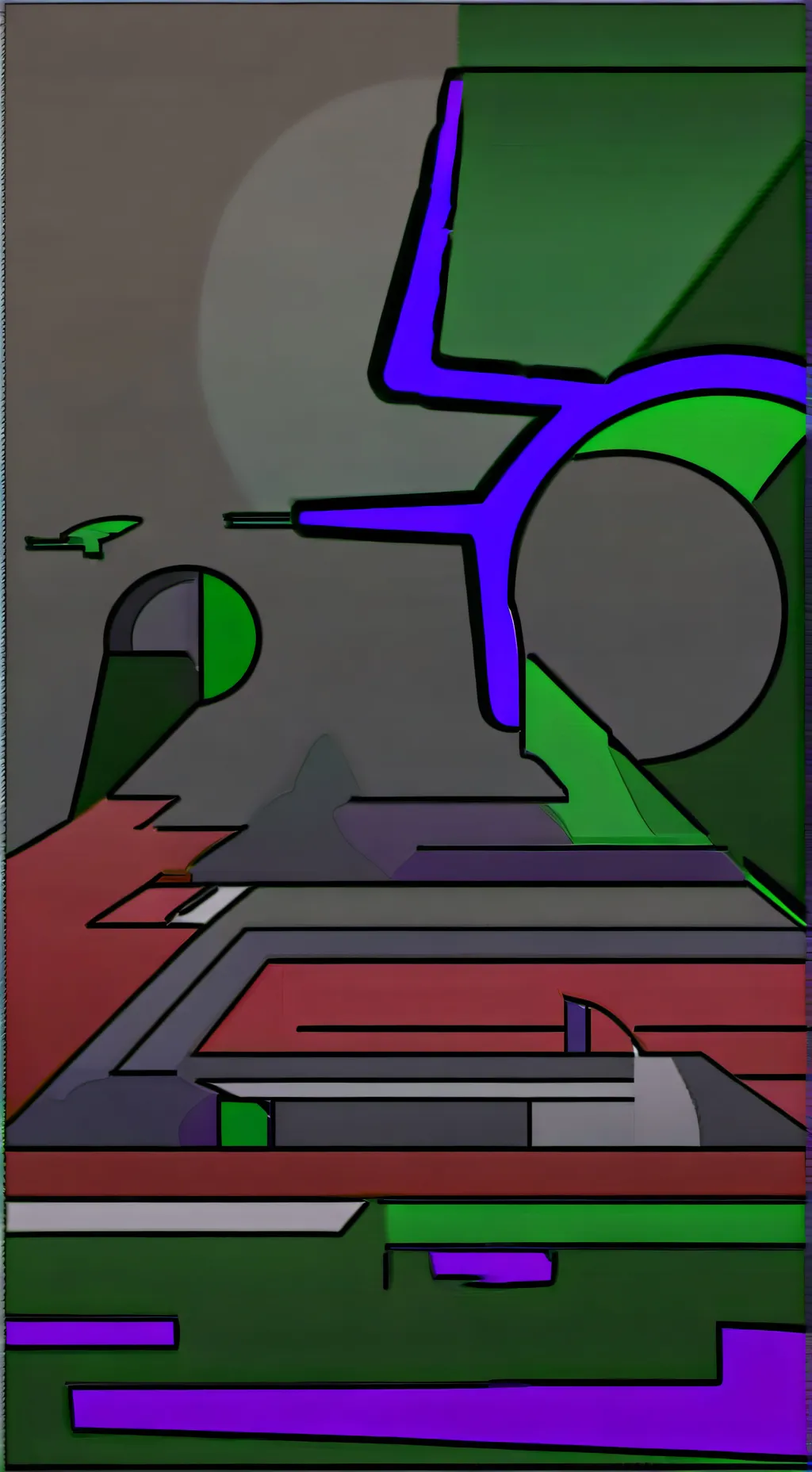 ai character: indigo x green...🥲 background