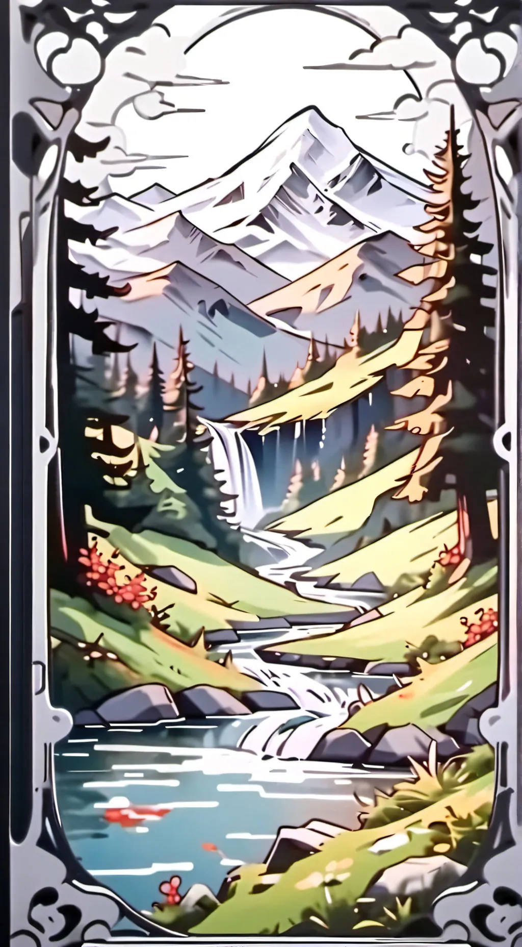 ai character: torazulmi💙💚  background