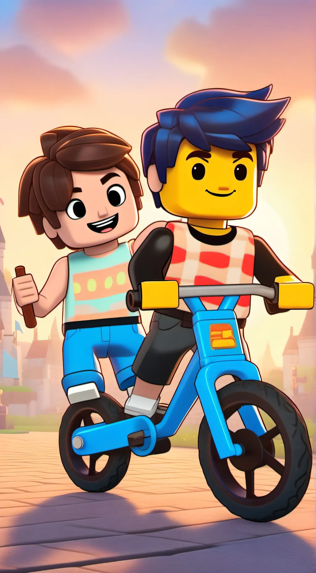 ai character: Roblox Sad story😭 background