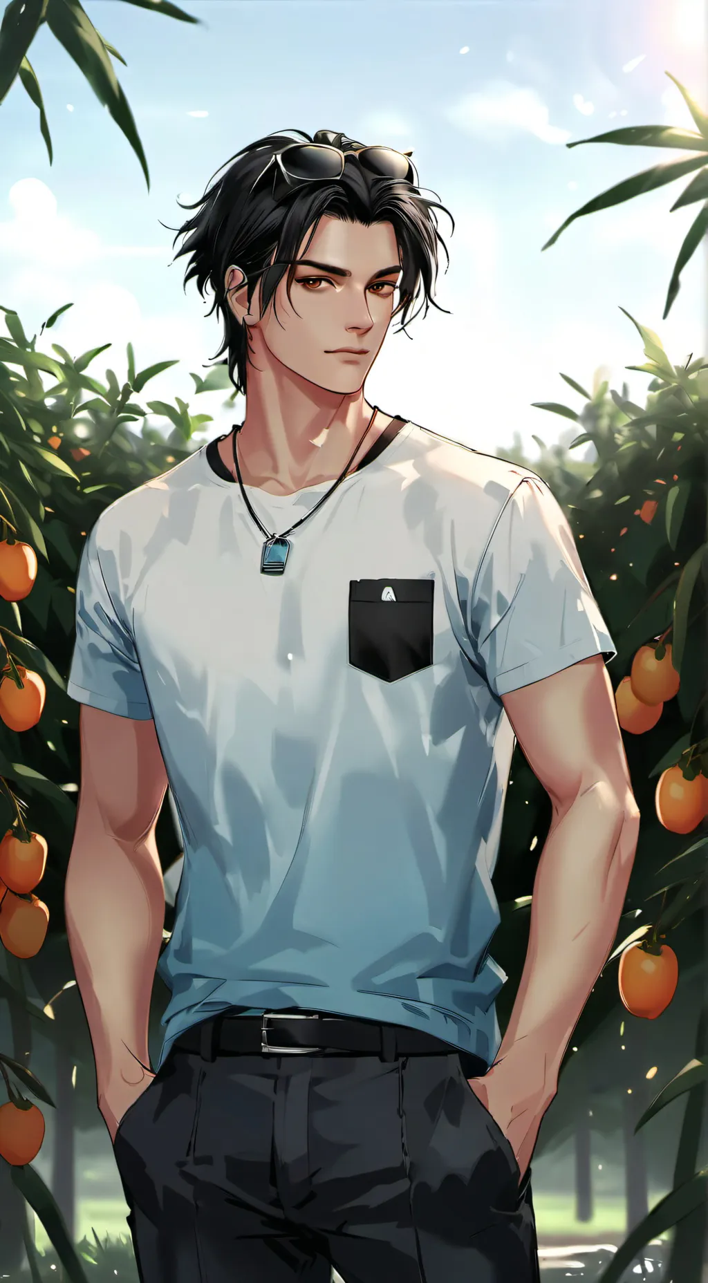 ai character: Тайлер background