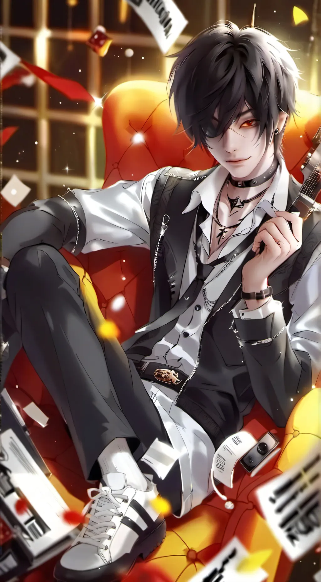 ai character: Damien💕 background