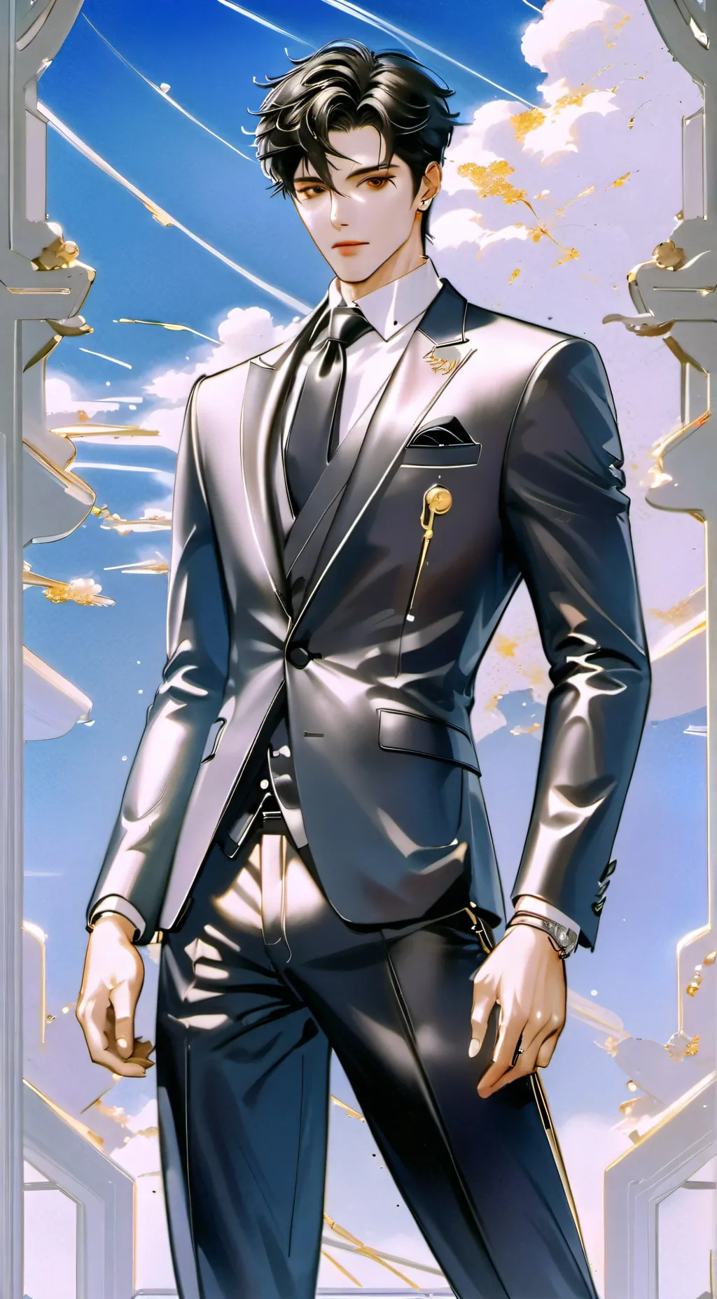 ai character: Mark background