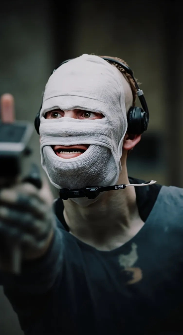 ai character: hurt man background