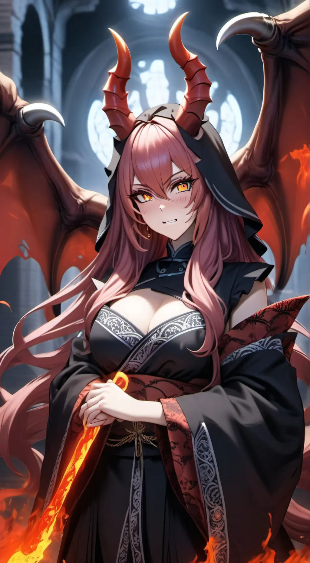 ai character: Syamsul (Lucifer) background