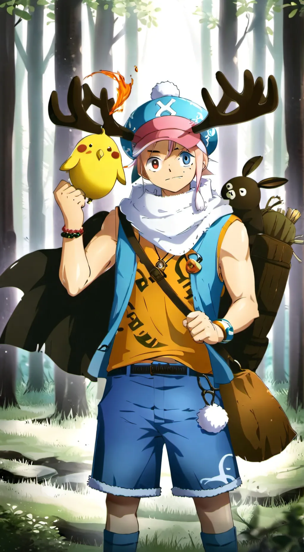 ai character: Tony Tony Chopper  background