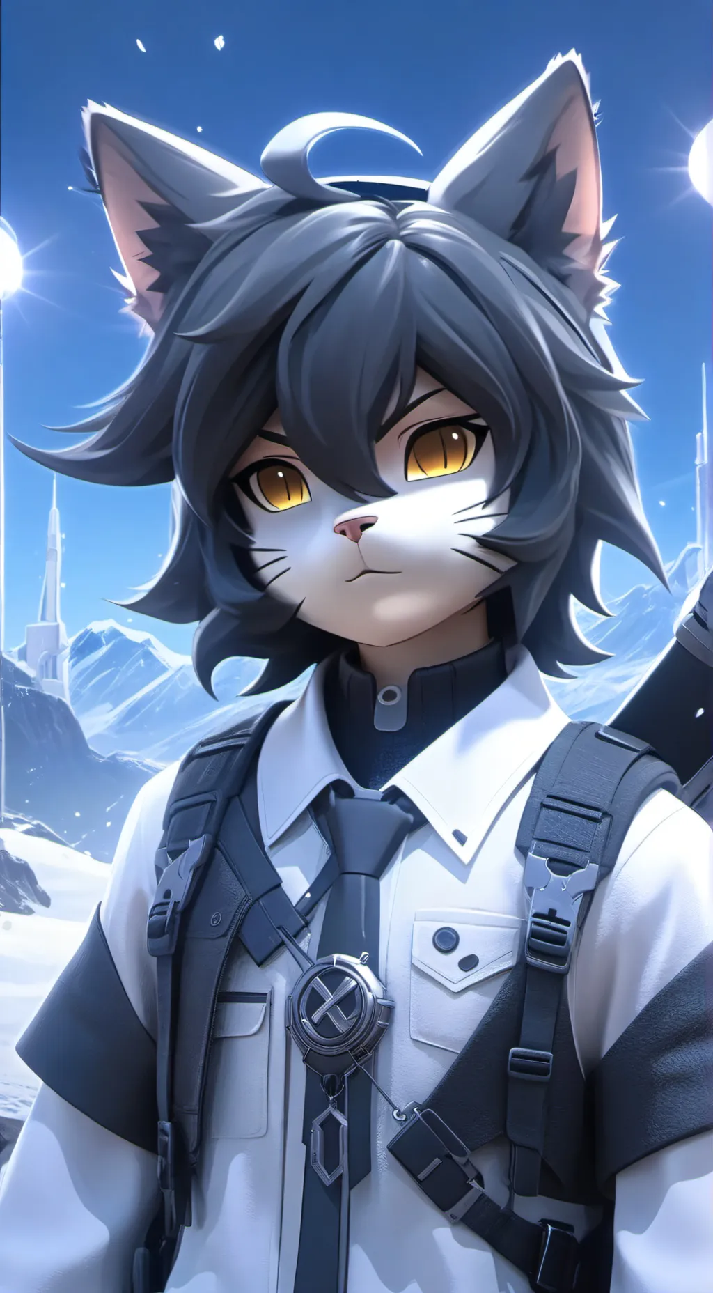 ai character: Kris Deltarune  background