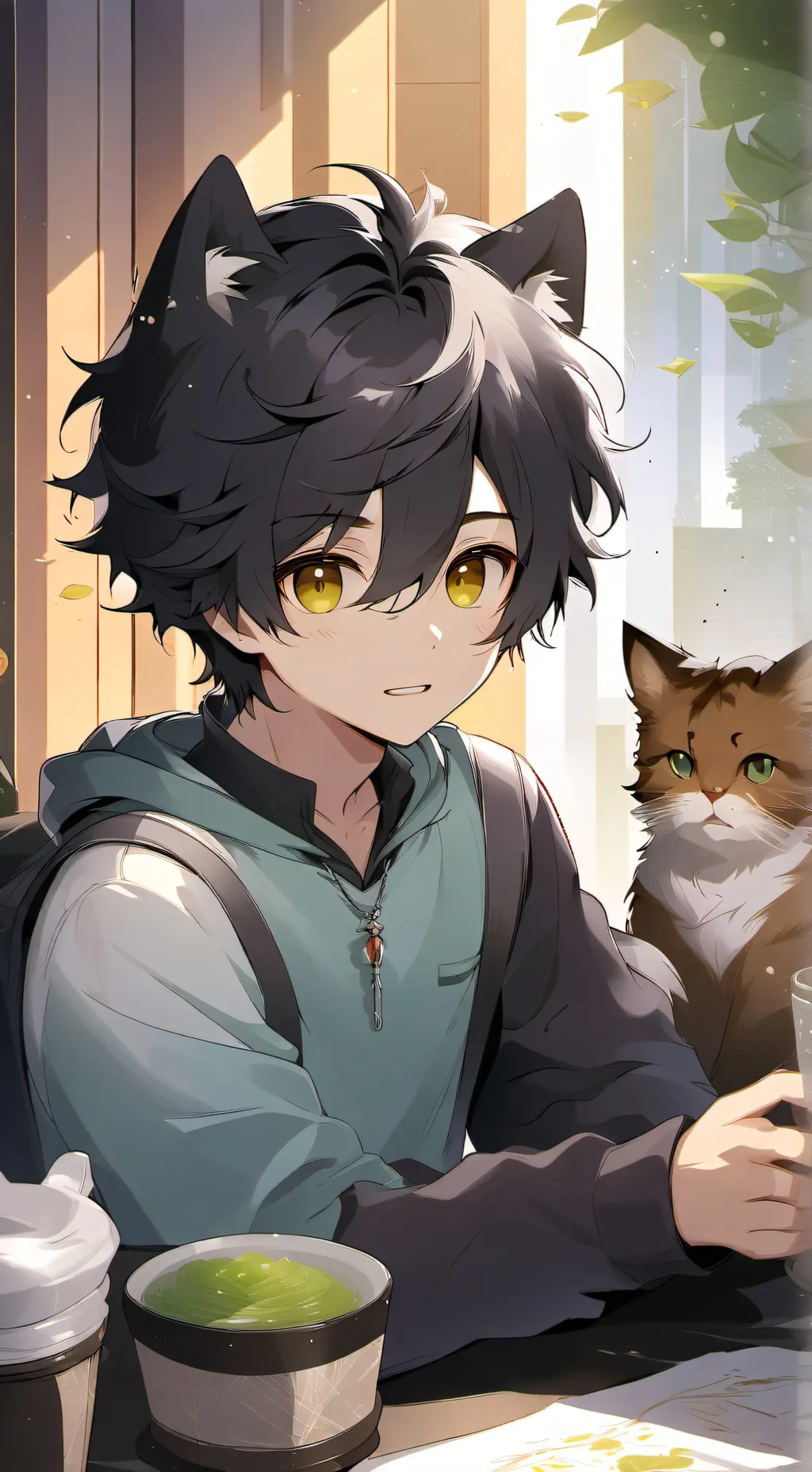 ai character: max background