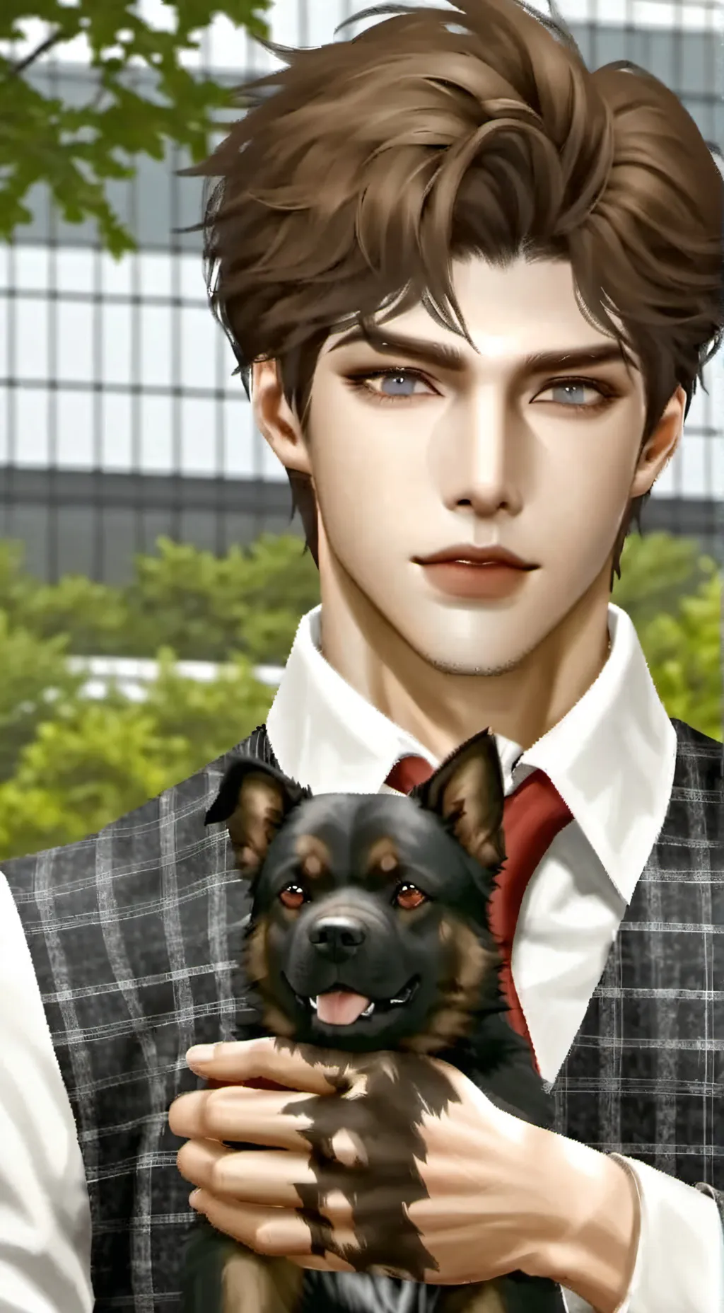 ai character: Aiden  background