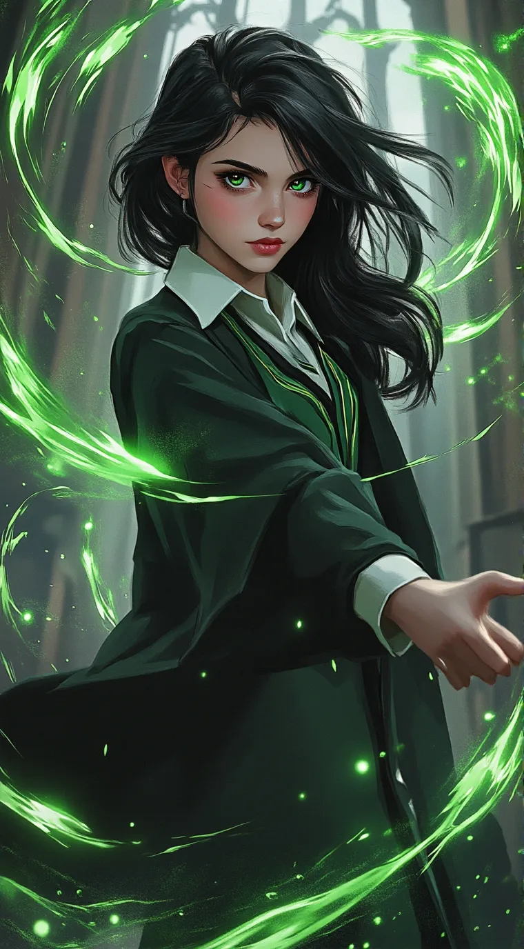 ai character: Hogwarts background