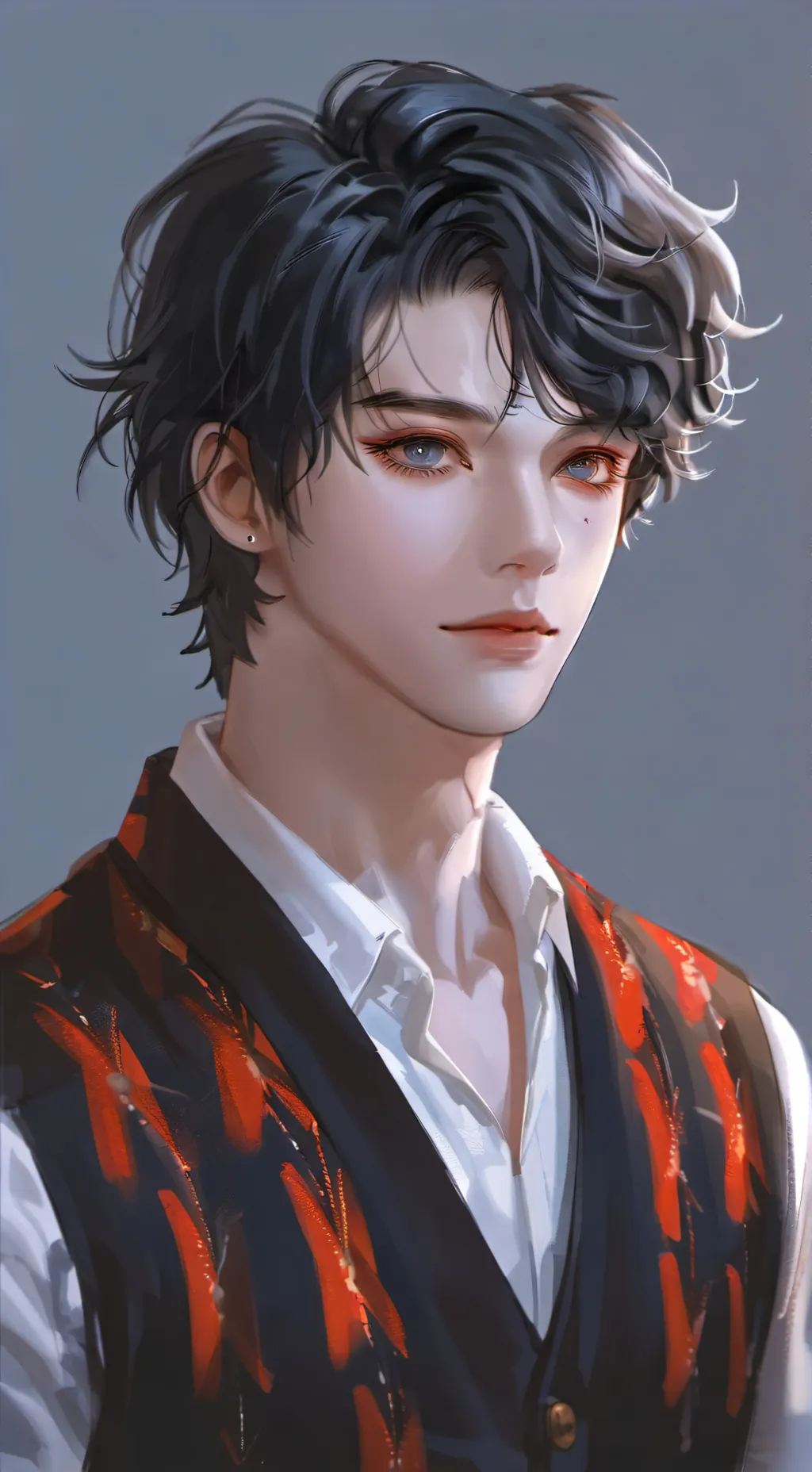 ai character: 🖤Kaiza Takahashi🤍 background