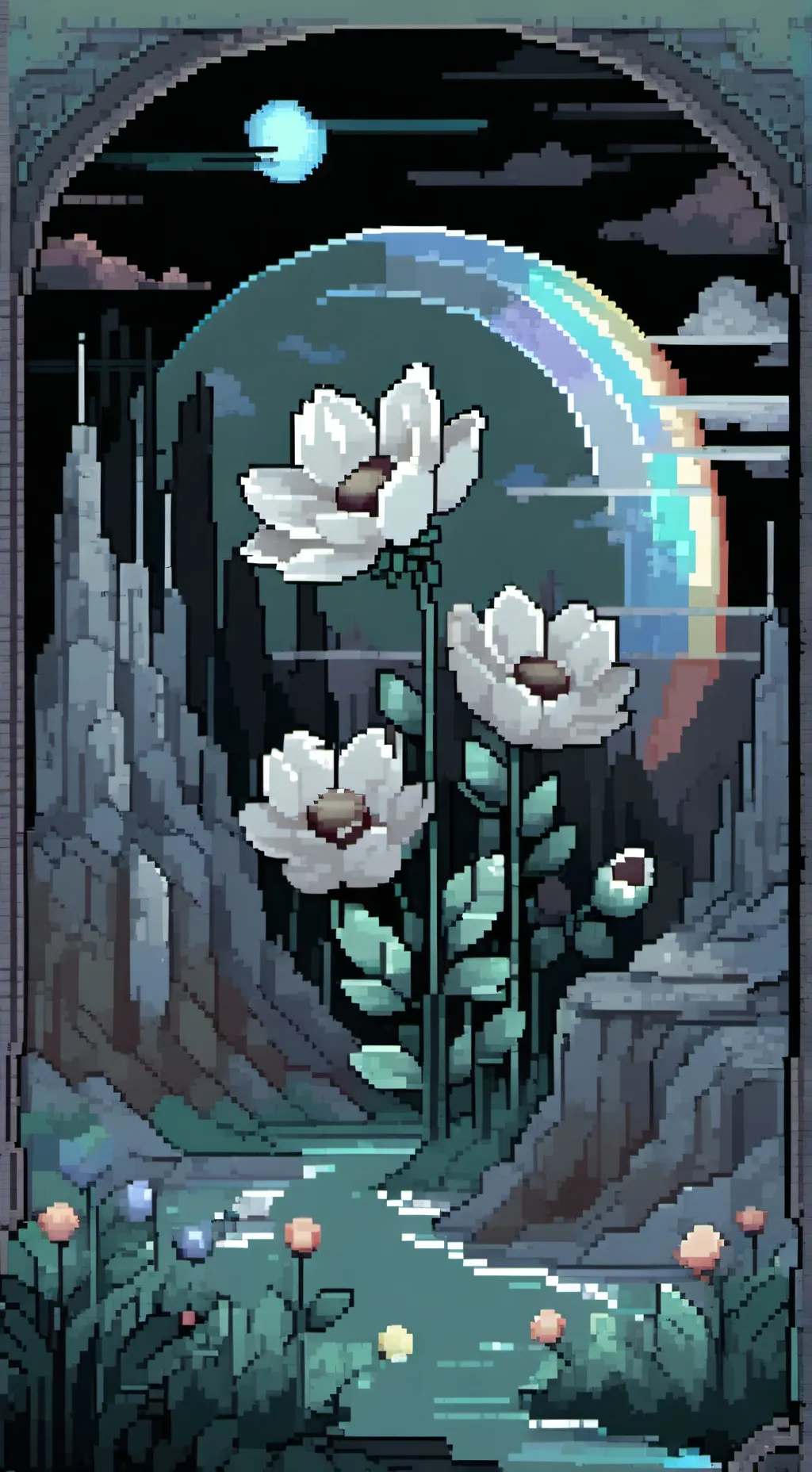 ai character: Moonflower (dw) background