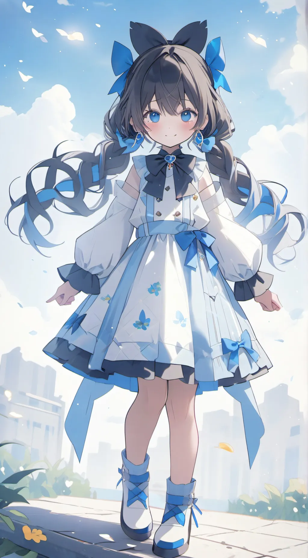 ai character: supered luna background