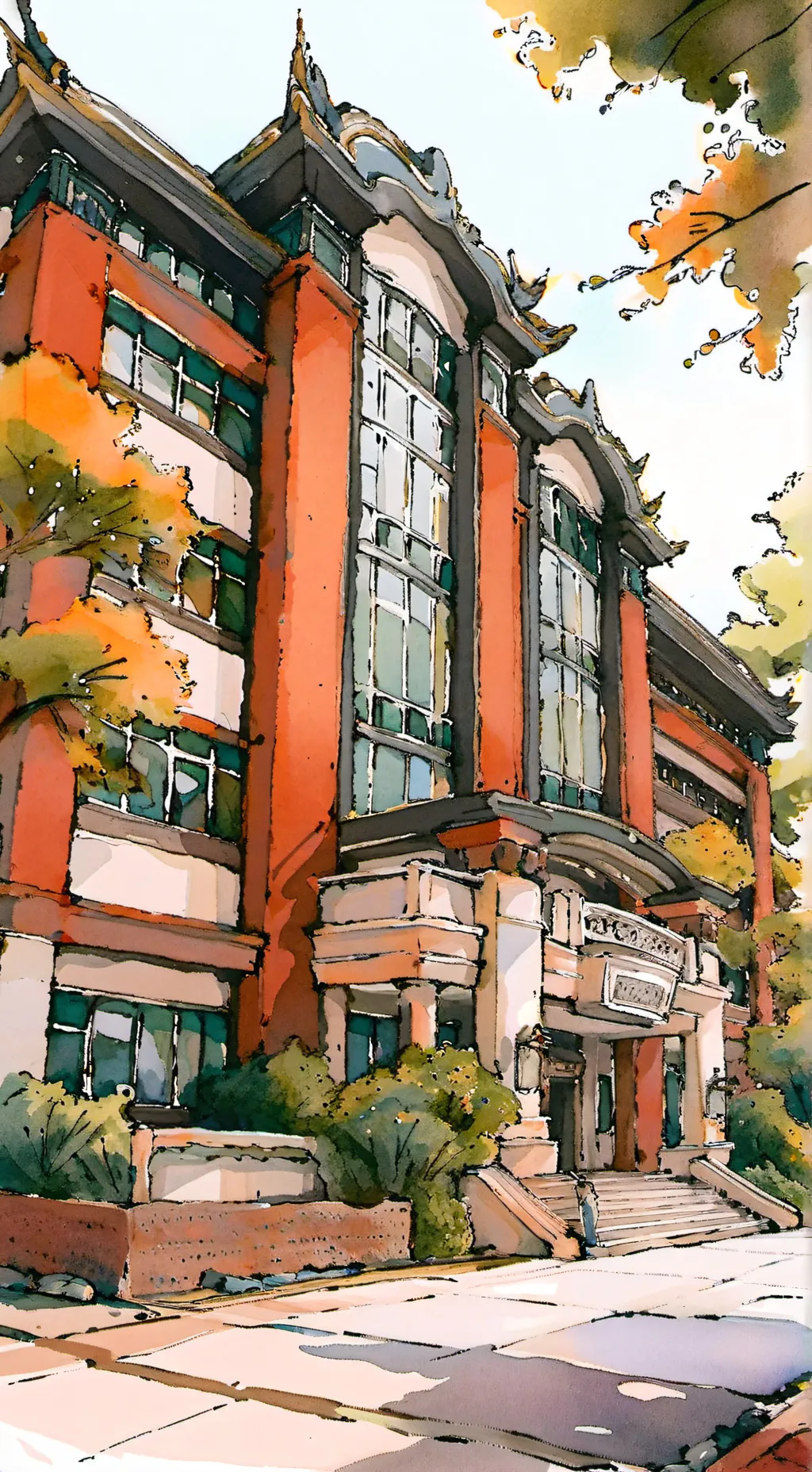 ai character: School background