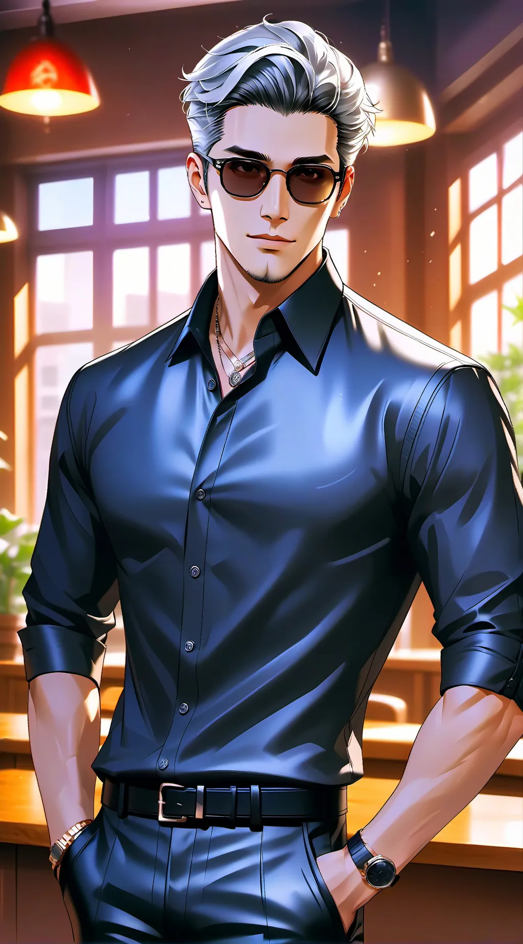 ai character: Henry💕💢 background