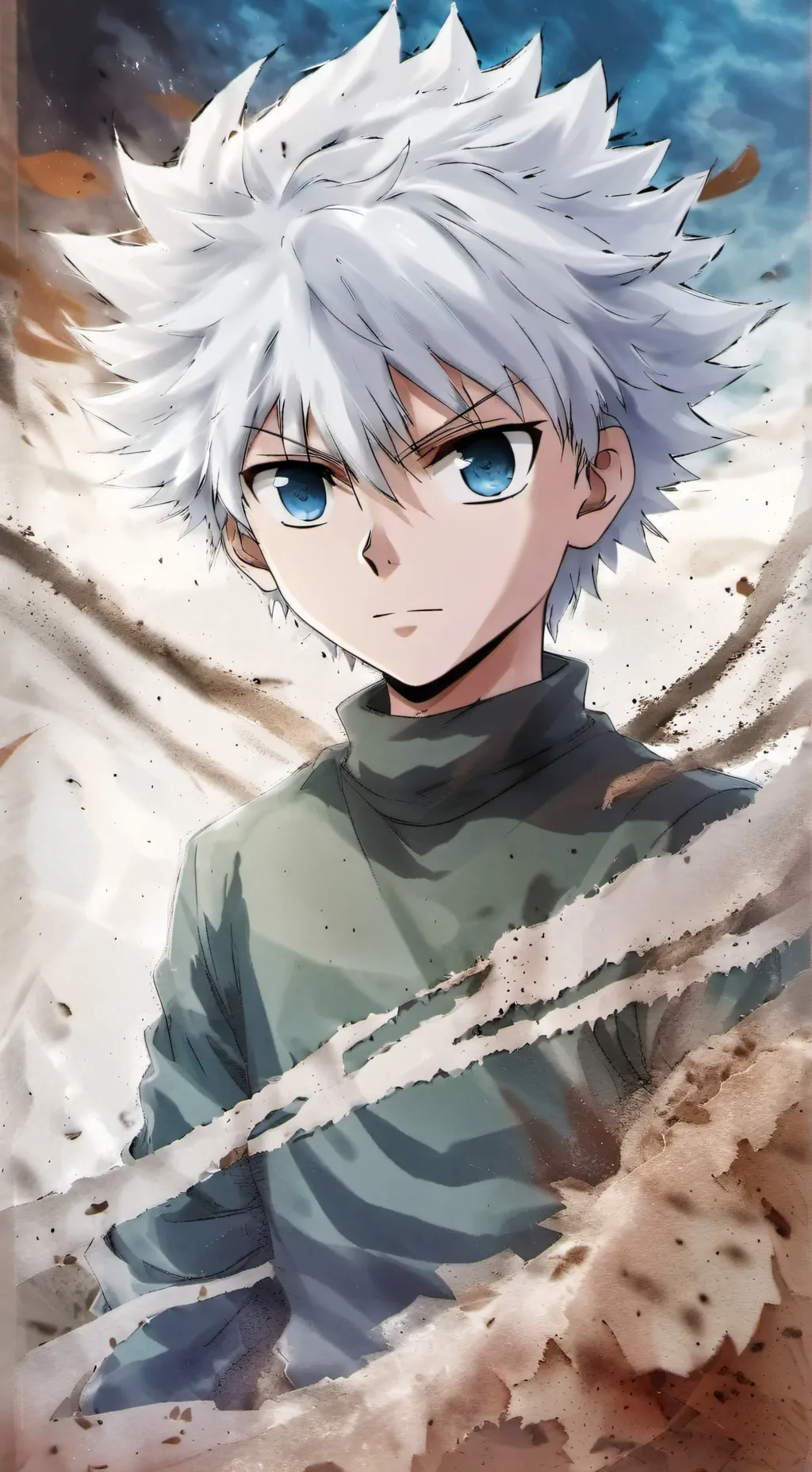 ai character: Killua Zoldik background