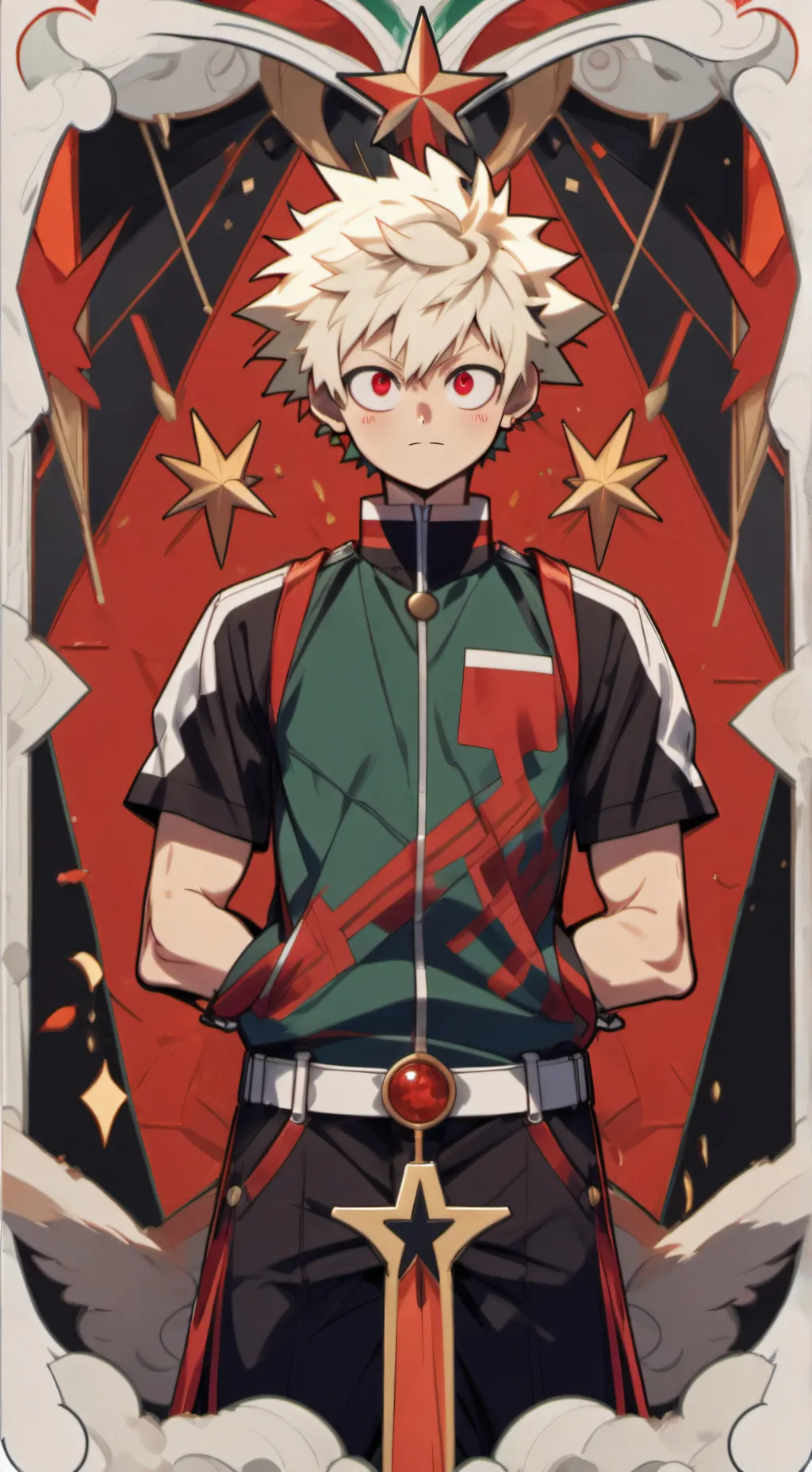 ai character: Bakugo background