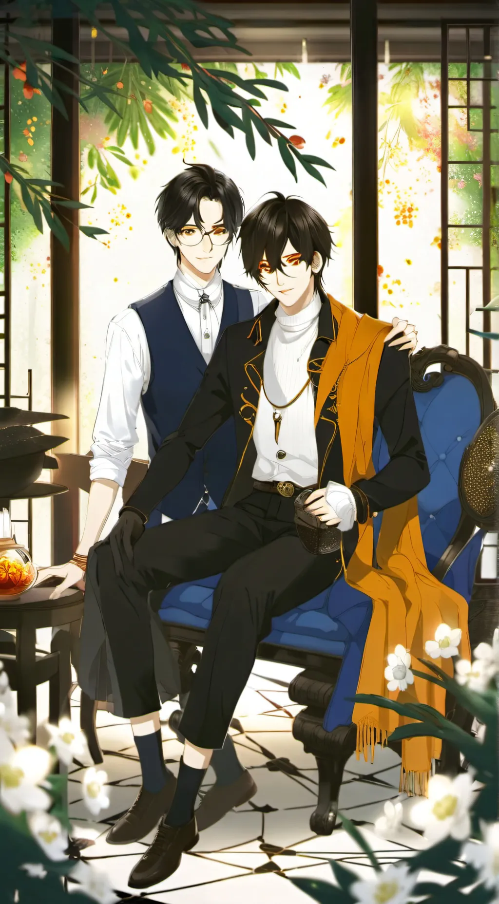 ai character: Clube do livr background