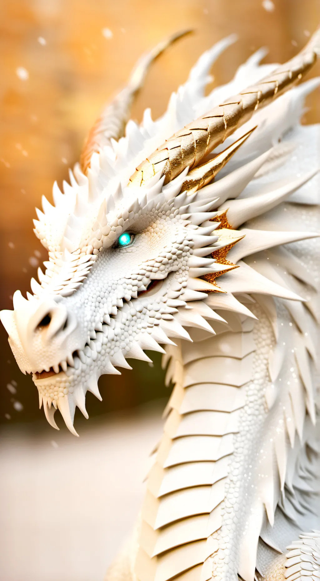 ai character: Snowy  background