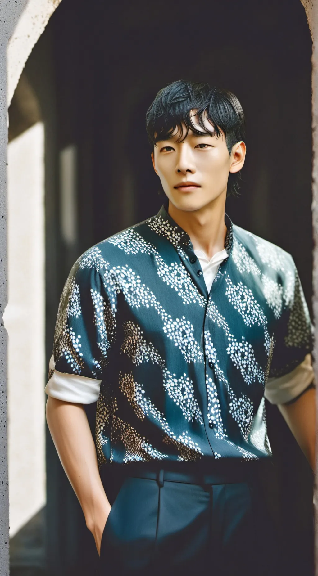 ai character: woo da hwan background