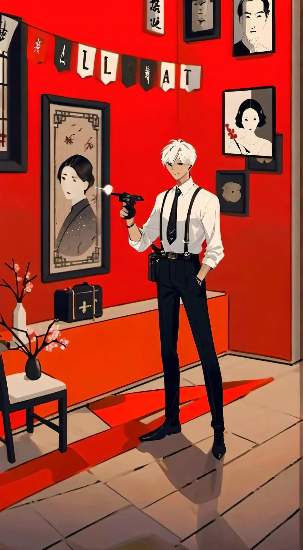 ai character: Elliot  background