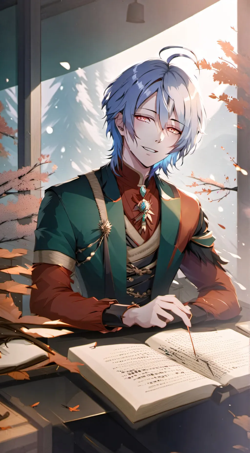 ai character: 🌻🐏HENRY🐏🌻 background