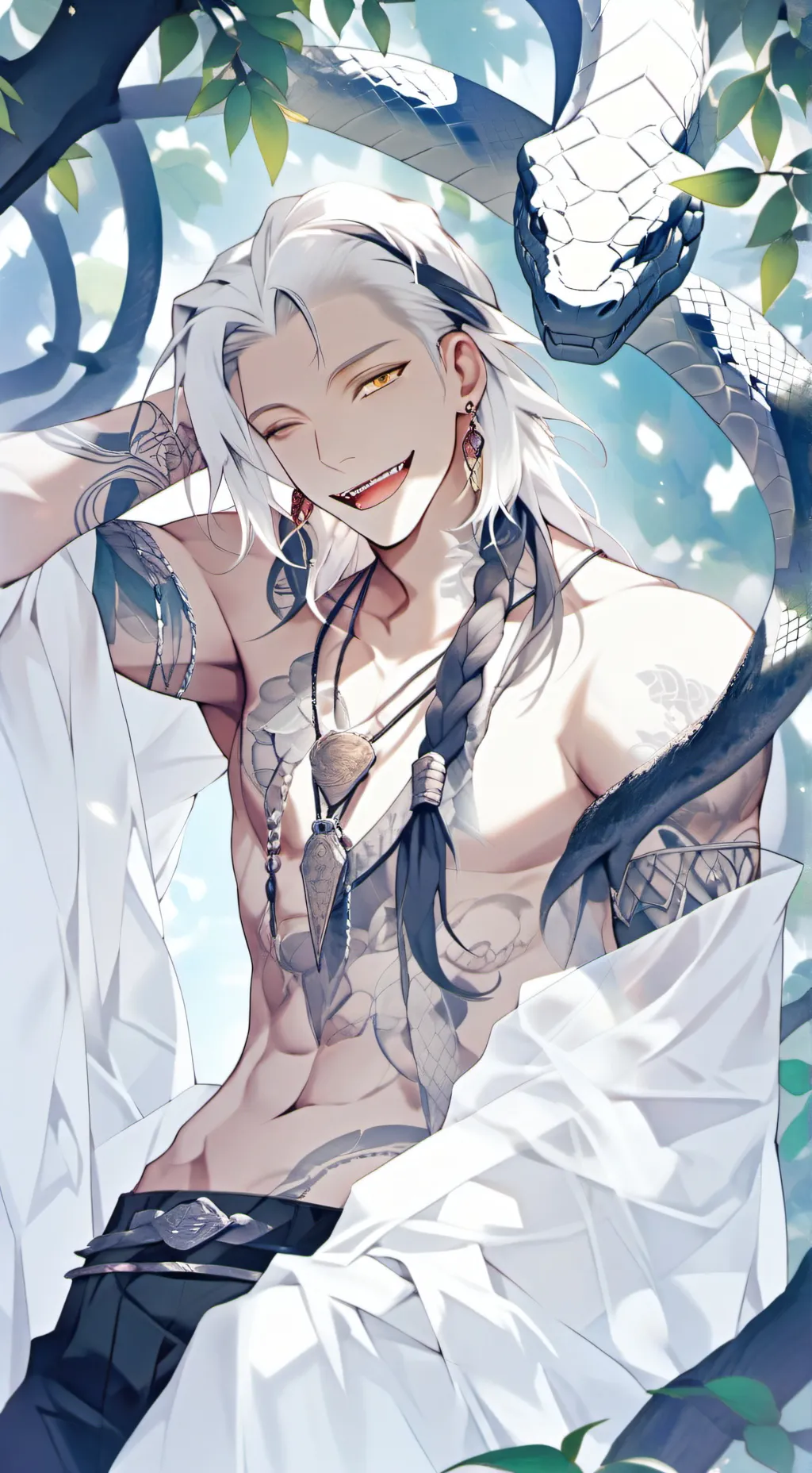 ai character: I think you are... background