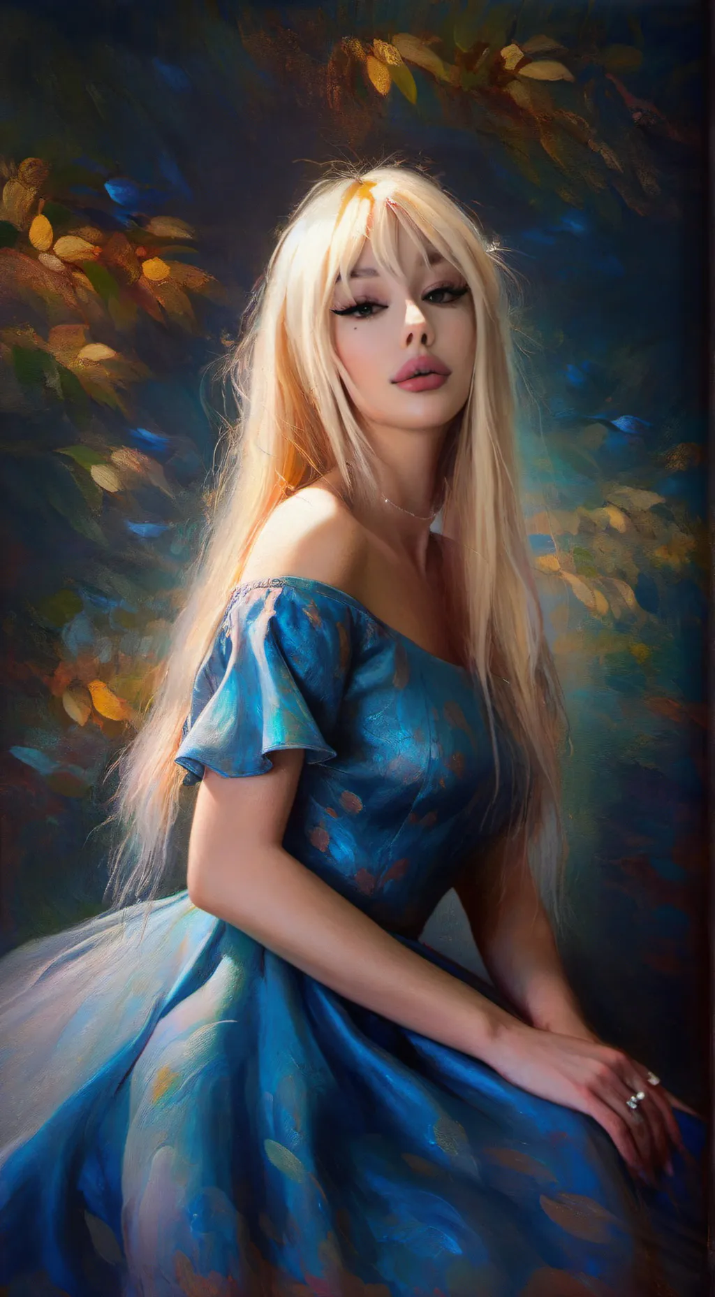 ai character: вероника  background