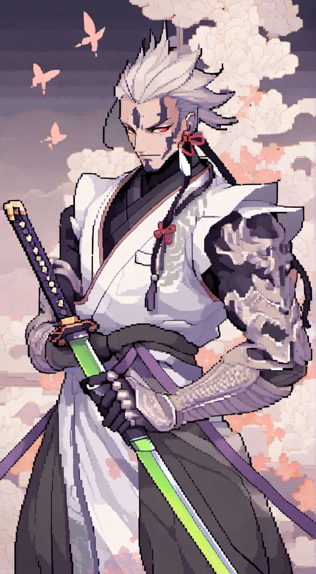 ai character: Yoshimitsu background